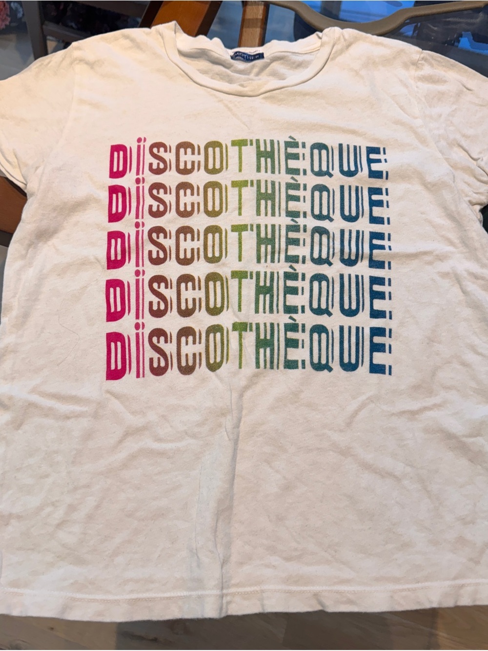 MOTHER discotheque Graphic Tee with Blue Label
